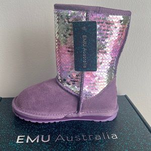 EMU Australia wallaby sequin kids boots